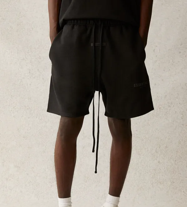 Fear Of God Essentials 21SS FOG Double Thread Drawstring Shorts Black beige Grey Brown Card Its Grey Light Flower Grey S M L XL