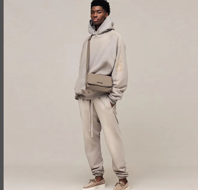 Fear of God 7th Main Line High Street Drawstring Foot Guard Pants Military Green Premium Grey Cement White Blue Light Black S-XL