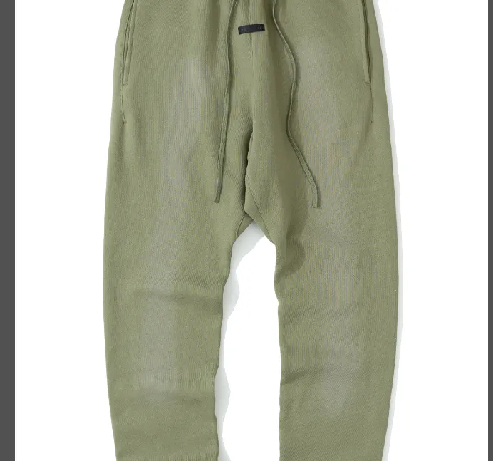 Fear of God 7th Main Line High Street Drawstring Foot Guard Pants Military Green Premium Grey Cement White Blue Light Black S-XL