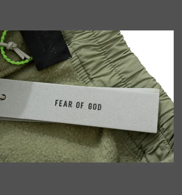 Fear of God 7th Main Line High Street Drawstring Foot Guard Pants Military Green Premium Grey Cement White Blue Light Black S-XL