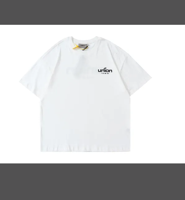 FEAR OF GOD x Union 30th Anniversary Co branded LOGO Letter Printed Short Sleeve T-shirt High Grade Grey Camel Rice White Blue Light Black S-XL