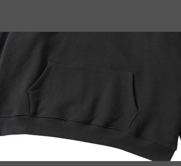 FEAR OF GOD FG7C Hoodie Sleeve Plush FG7C Letter Printed Fleece Hoodie Premium Grey Blue Light Black S-XL