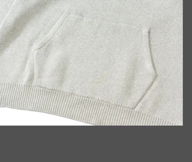 FEAR OF GOD ESSENTIALS Knit Pullover Letter LOGO Hooded Sweater Deep Card Elephant Grey Blue Light Black New Apricot Premium Grey Deep Drift Grey S-XL