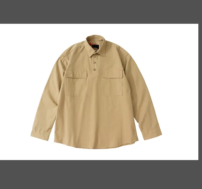 FEAR OF GOD FOG 7th season high street canvas workwear shirt khaki S-XL