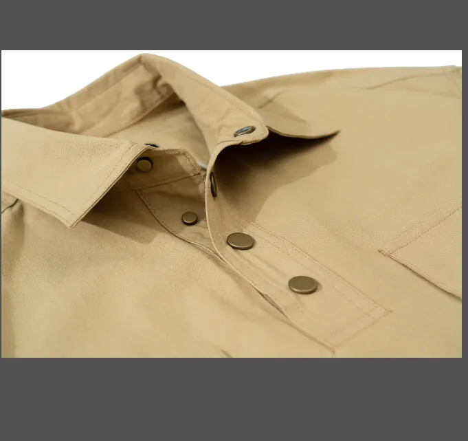 FEAR OF GOD FOG 7th season high street canvas workwear shirt khaki S-XL