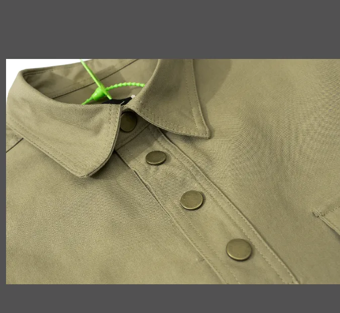 FEAR OF GOD FOG 7th season high street canvas workwear shirt khaki S-XL