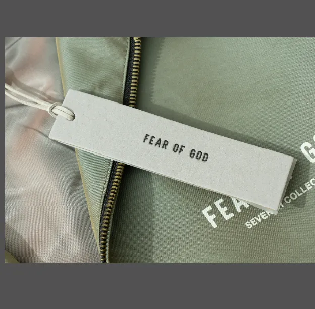 Fear of God Souvenir Jacket FOG Logo Two tone Color Change Letter Jacket Coat Colorful Green Black S-XL