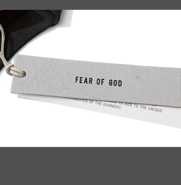 FEAR OF GOD 7th Season Main Line FOG High Street Vintage Plush Printed Short Sleeve Premium Grey Cement White Black S-XL