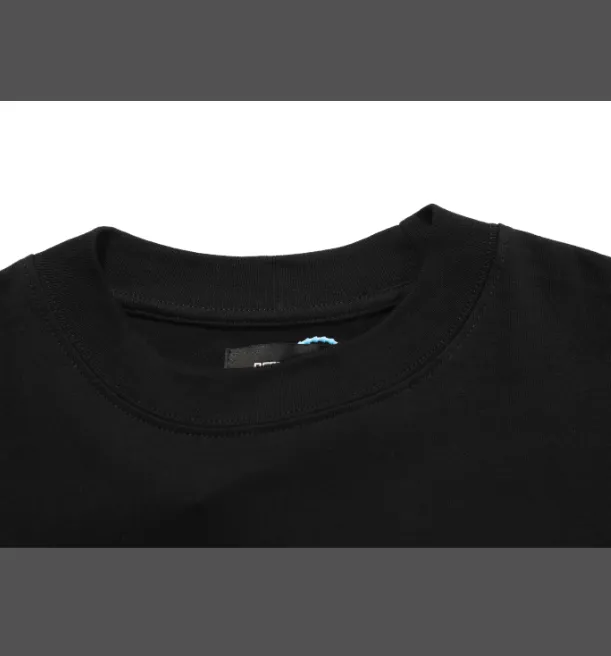 REPRESENT Spring Summer Blue Slogan Letter Logo Printed Short Sleeve T-shirt Black S-XL