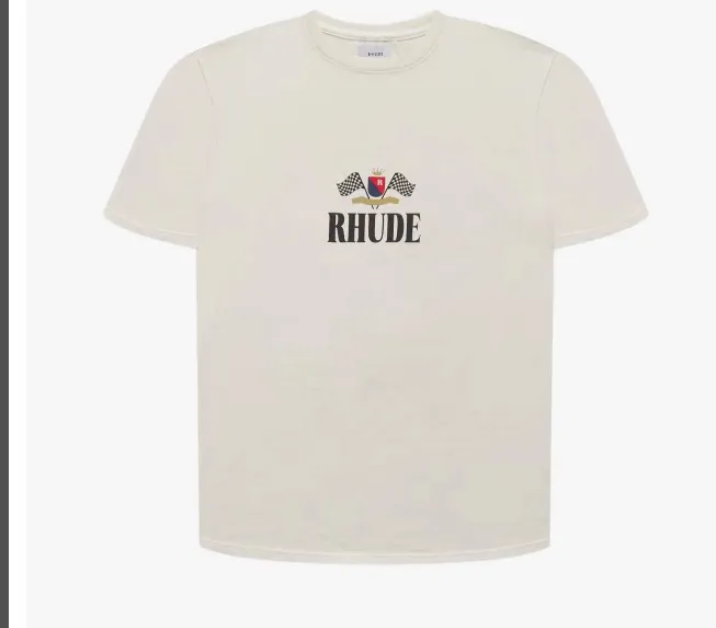 ￥99 Rhude Finishi Line Tee