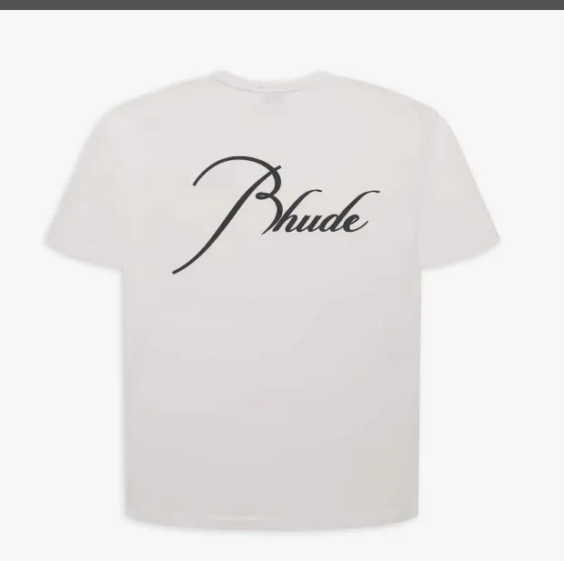 ￥99 Rhude RH Autograph Tee