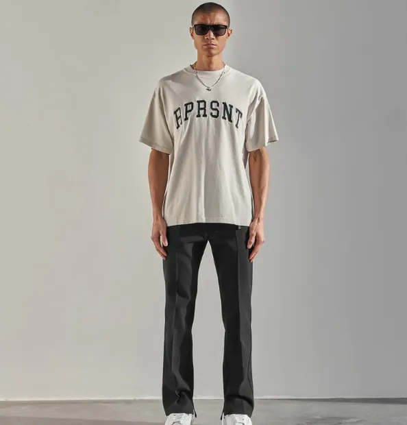 REPRESENT SS22 RPRSNT T-SHIRT Letter Embroidered Round Neck Short Sleeve T-shirt Black Retro White S M L XL