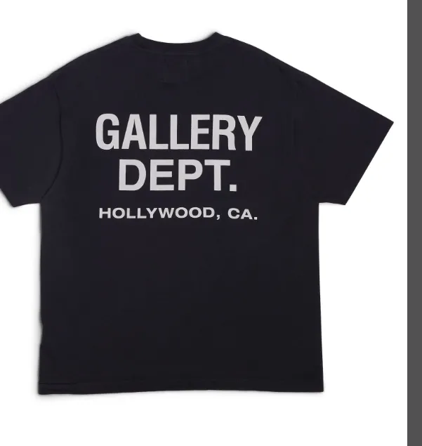 Gallery Depot. Classic Souvenir Tee Classic Logo Printed Retro Trendy Round Neck Short Sleeve T-shirt Black White Rice Apricot Sky Blue Fruit Green Deep Green S M L XL