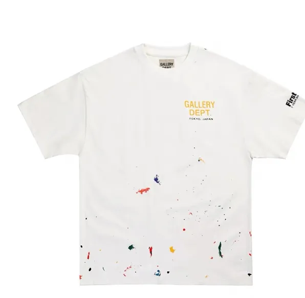 GALLERY DEPT Tokyo Limited Edition Graffiti Printed Short sleeved T-shirt Black Brown Apricot S-XL