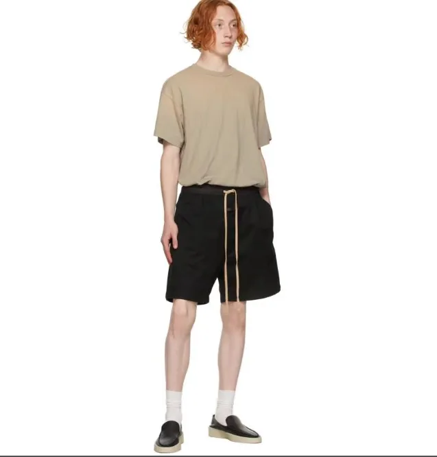 Fear of God Trouser Short Drawstring Shorts Khaki Black S-XL