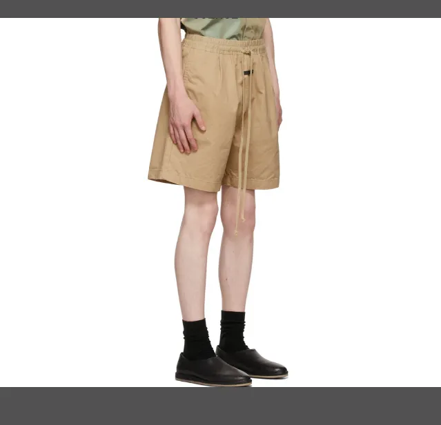 Fear of God Trouser Short Drawstring Shorts Khaki Black S-XL