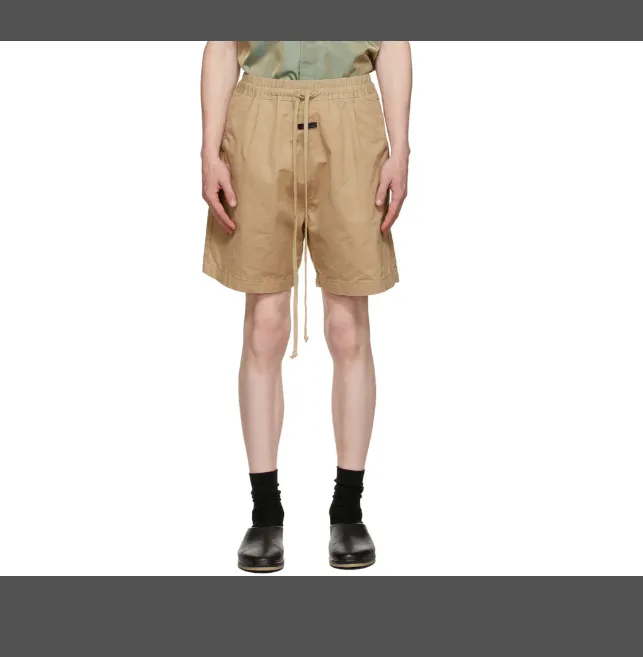 Fear of God Trouser Short Drawstring Shorts Khaki Black S-XL