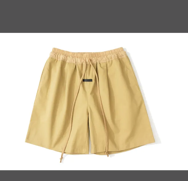 Fear of God Trouser Short Drawstring Shorts Khaki Black S-XL