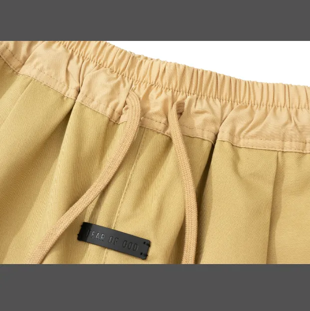 Fear of God Trouser Short Drawstring Shorts Khaki Black S-XL