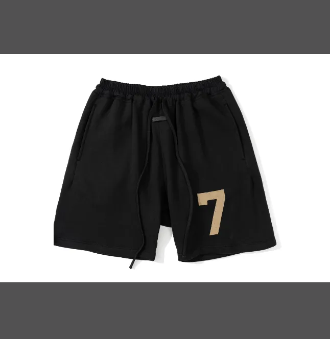 FEAR OF GOD FOG Season 7 Main Line Digital 7 Printed Fleece Shorts Blue Light Black S-XL