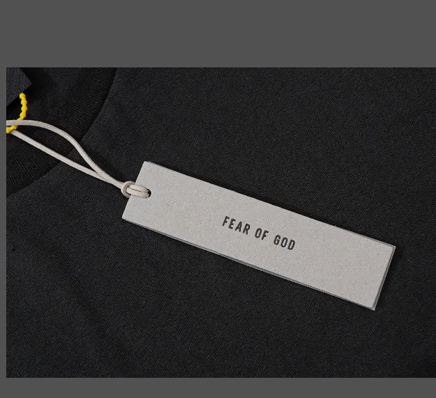 FEAR OF GOD 7 Tee Season 7 Main Line Number 7 Plush Printed Short Sleeve T-shirt Red Navy Blue Cement White Blue Black S-XL