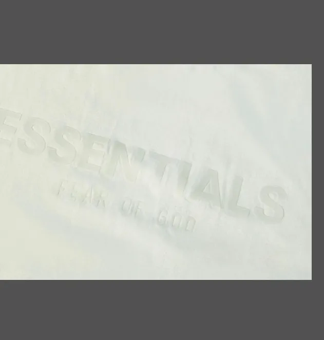 FEAR OF GOD ESSENTIALS TEE INNERSTECT 2021 Exhibition Limited Letter LOGO Short sleeved T-shirt Rice Gray Green S-XL