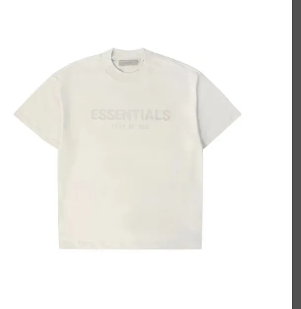 FEAR OF GOD ESSENTIALS TEE INNERSTECT 2021 Exhibition Limited Letter LOGO Short sleeved T-shirt Rice Gray Green S-XL