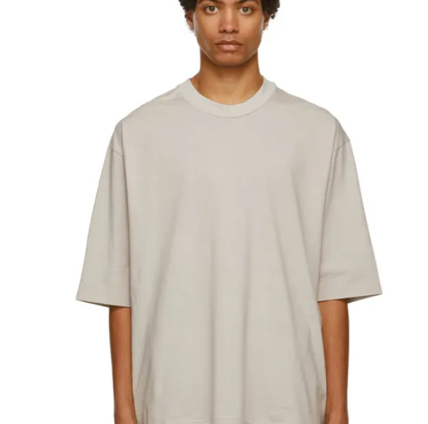 FEAR OF GOD 7th Clean Edition Wide Edge Sleeve Short Sleeve T-shirt in White and Black S-XL