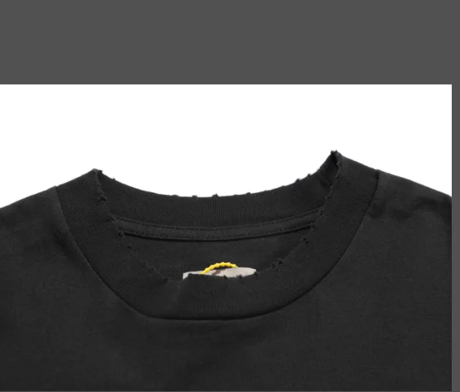 Gallery Dept Drive Thru Tee High Street Retro Back Painted Car Printed Short Sleeve T-shirt Black Brown S-XL