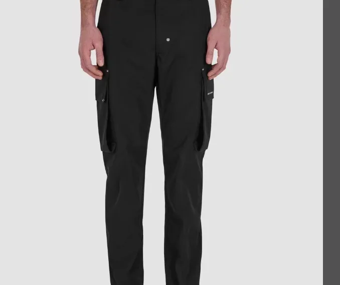 ALYX 1017 9SM workwear pocket metal buckle functional pants black S-XL size