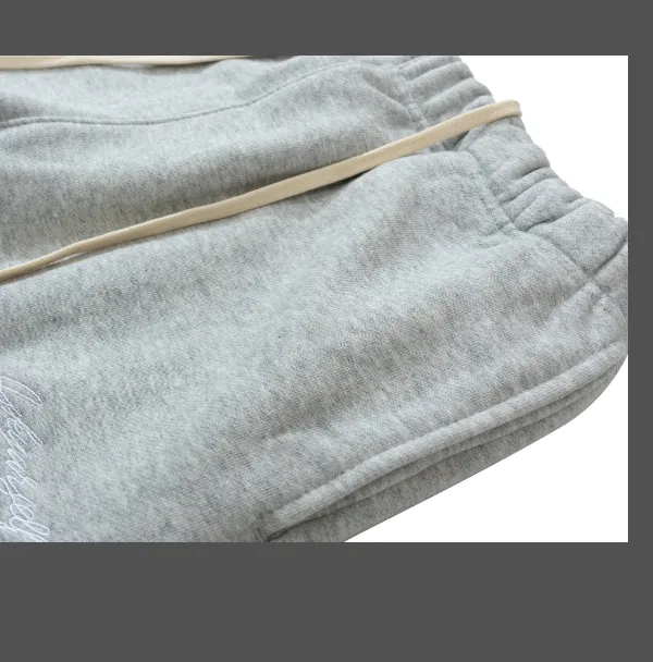 New Color Enhancement! Black! ASKYURSELF fashion blogger blvckd0pe same style upper body fleece sweatpants bleached gray S-XL