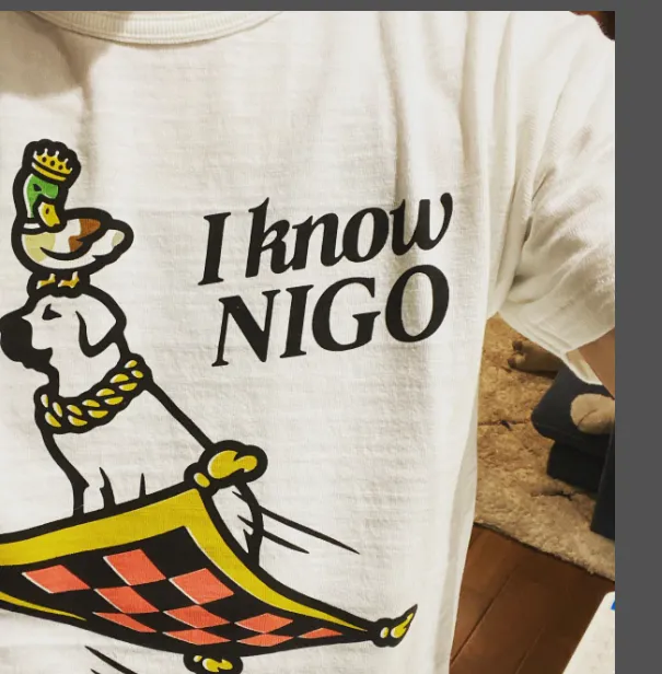 HUMAN MADE I Know NIGO Hip Hop Album Limited Edition Dog Duck Love Printed Bamboo Cotton Cylinder Short Sleeve T-shirt White S M L XL