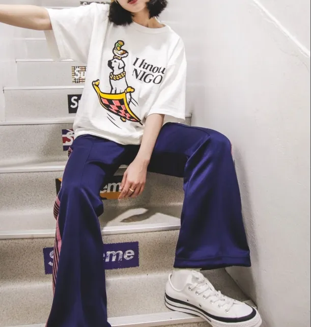 HUMAN MADE I Know NIGO Hip Hop Album Limited Edition Dog Duck Love Printed Bamboo Cotton Cylinder Short Sleeve T-shirt White S M L XL