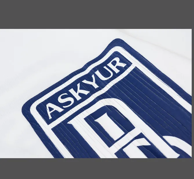 Askyurself Logo Printed Short sleeved T-shirt White S-XL