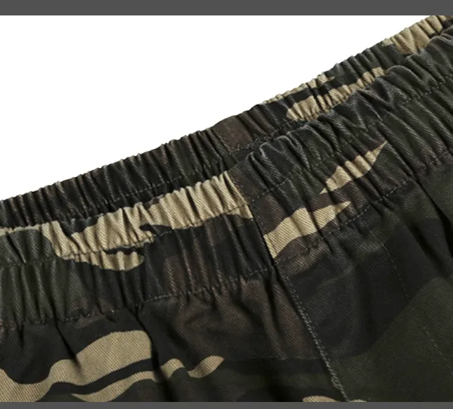 GALLERY Trendy Retro Camo Casual Shorts American High Street Style Shorts