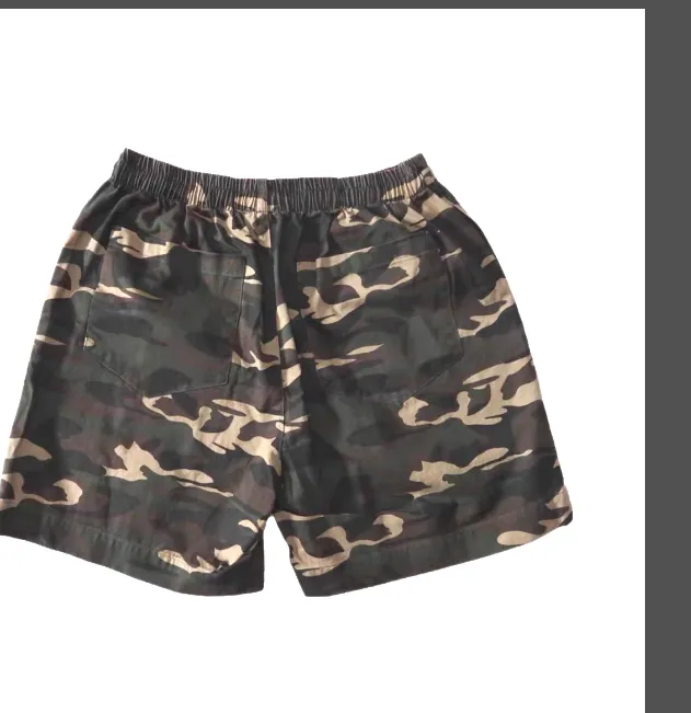 GALLERY Trendy Retro Camo Casual Shorts American High Street Style Shorts