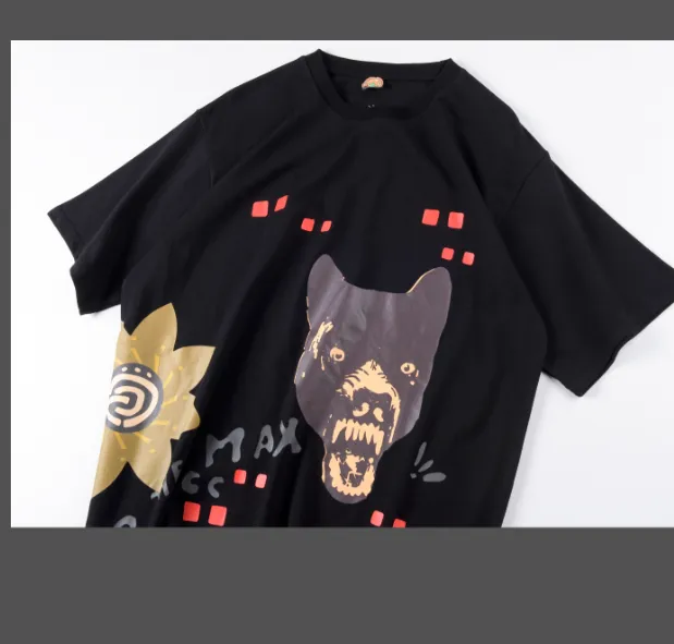 Travis Scott Cactus Jack The Max Wolf Tee Limited Edition Short Sleeve T-shirt for ¥ 109