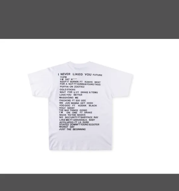 Kanye Philippines Chairman Cooperation CPFM XYZ Futue Tee graffiti style men's and women's pure cotton short sleeved T-shirt