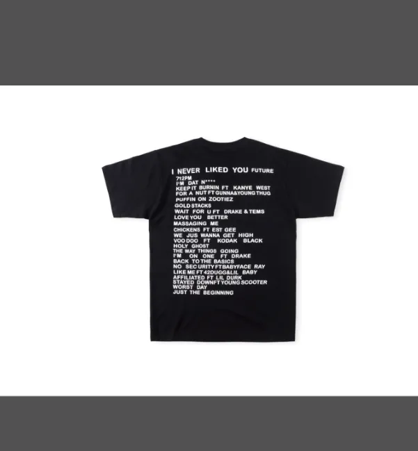 Kanye Philippines Chairman Cooperation CPFM XYZ Futue Tee graffiti style men's and women's pure cotton short sleeved T-shirt