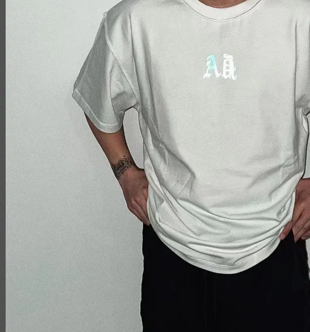 ASKYOURSELF V11 10th Anniversary Limited Edition California Sky Scenery 3m Colorful Reflective Letter Printed High Street Short Sleeve Dark Grey White S M L XL