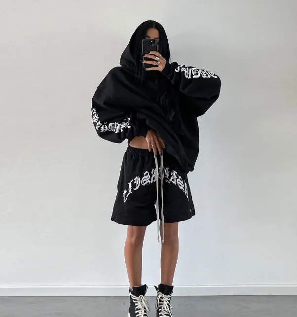 ASKYURSELF 10th Anniversary Special Limited Edition BLACK D0pe Summer Co branded Series Logo Sanskrit Printed High Street Mesh Shorts Black S M L XL