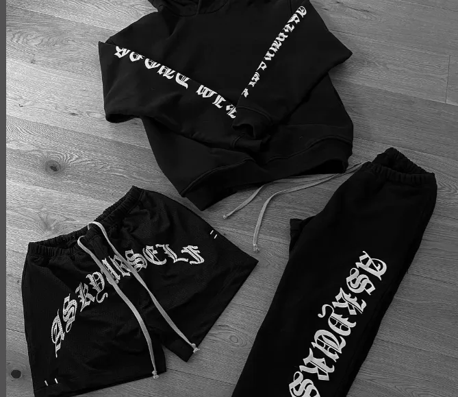 ASKYURSELF 10th Anniversary Special Limited Edition BLACK D0pe Summer Co branded Series Logo Sanskrit Printed High Street Mesh Shorts Black S M L XL