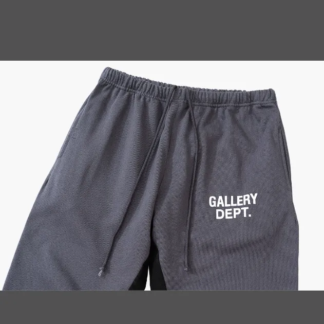 Gallery Dept. Painted Flare Sweat Pant Spliced Drawstring Pants Grey Black Blue S-XL