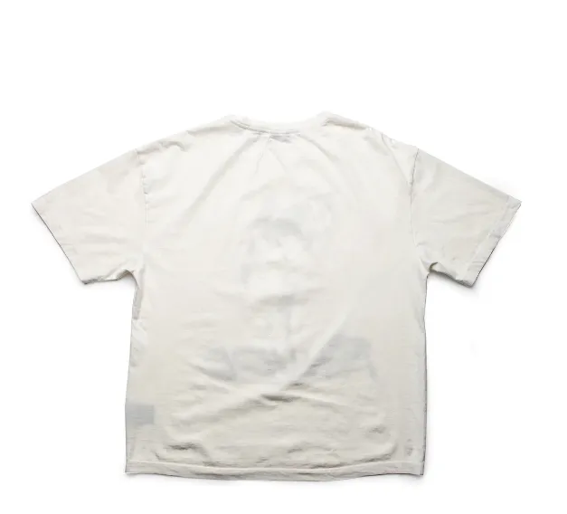 RHUDE 22SS TIGER TEE Retro High Street Style Tiger Printed Short Sleeve T-shirt in Rice White S M L XL