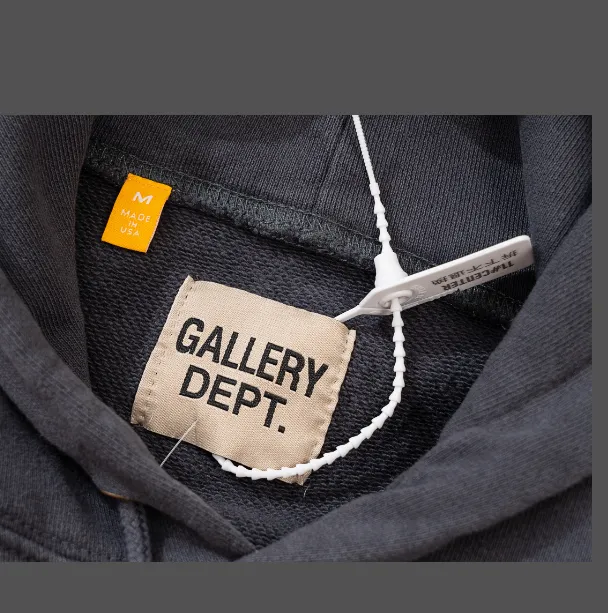 Gallery Depot. Flame Mountain Logo Letter Printed Fleece Hoodie Grey Blue S-XL