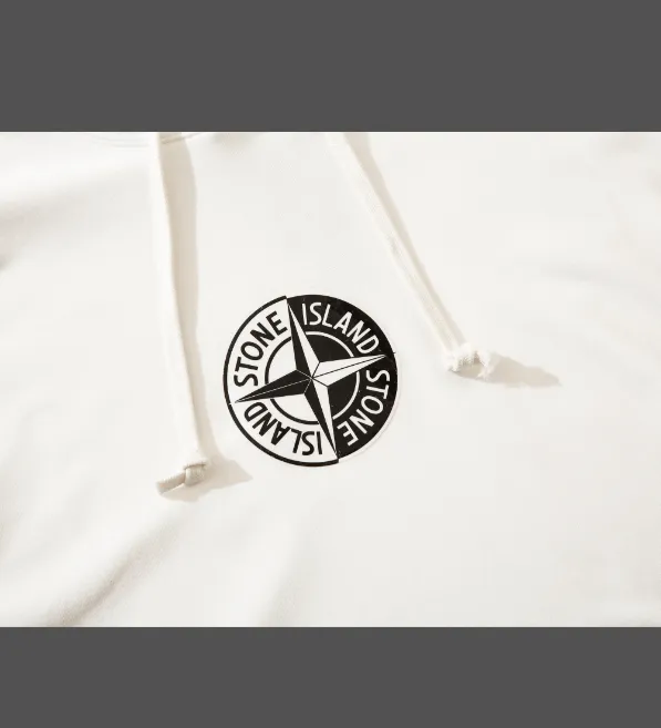 Stone Island Autumn Winter New Collection Chest Compass Drop Glue Embossed Loose Hoodie Hoodie Hoodie for Couples