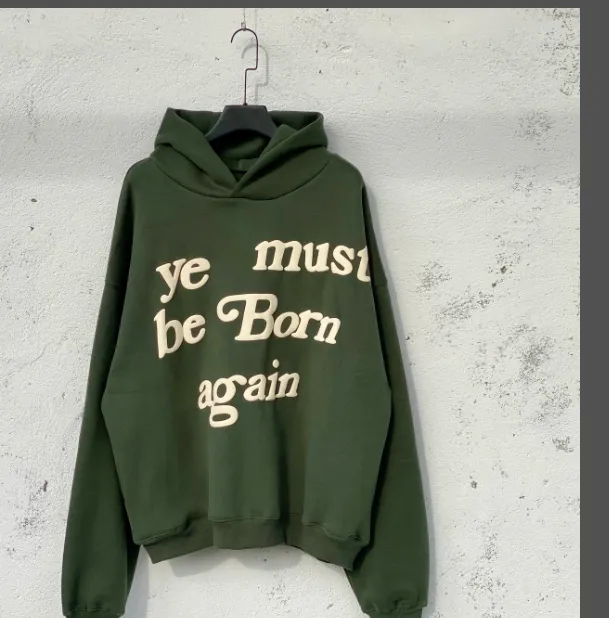 CPFM Ye Must Be Born Again Must Reborn Hoodie Size Purple Dark Blue Dark Green Brown Orange Black Yellow Dark Grey Big Red Blue S M L XL