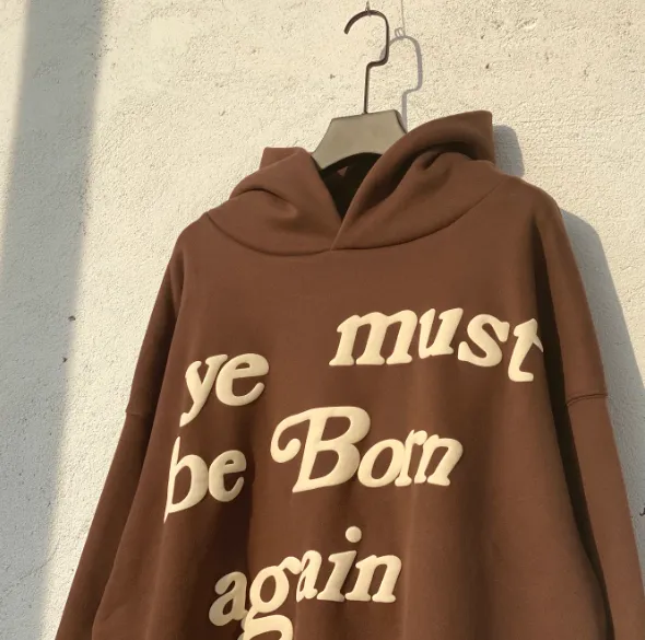 CPFM Ye Must Be Born Again Must Reborn Hoodie Size Purple Dark Blue Dark Green Brown Orange Black Yellow Dark Grey Big Red Blue S M L XL