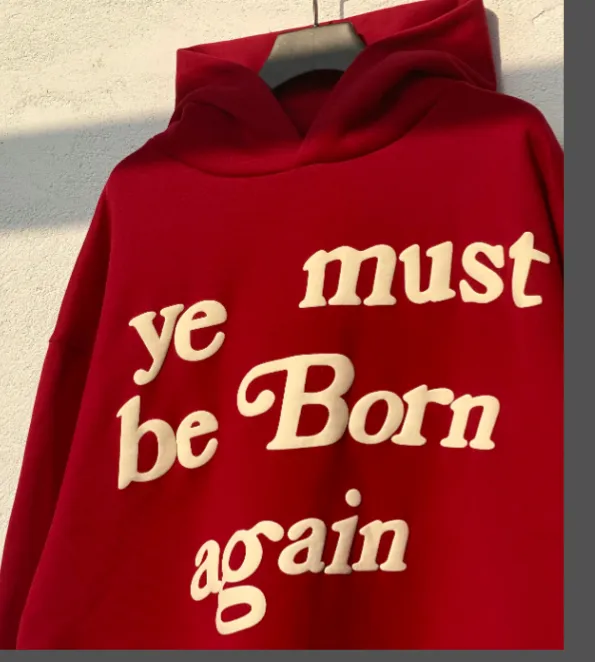 CPFM Ye Must Be Born Again Must Reborn Hoodie Size Purple Dark Blue Dark Green Brown Orange Black Yellow Dark Grey Big Red Blue S M L XL