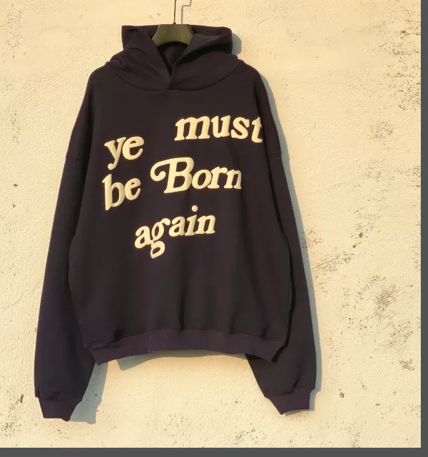 CPFM Ye Must Be Born Again Must Reborn Hoodie Size Purple Dark Blue Dark Green Brown Orange Black Yellow Dark Grey Big Red Blue S M L XL